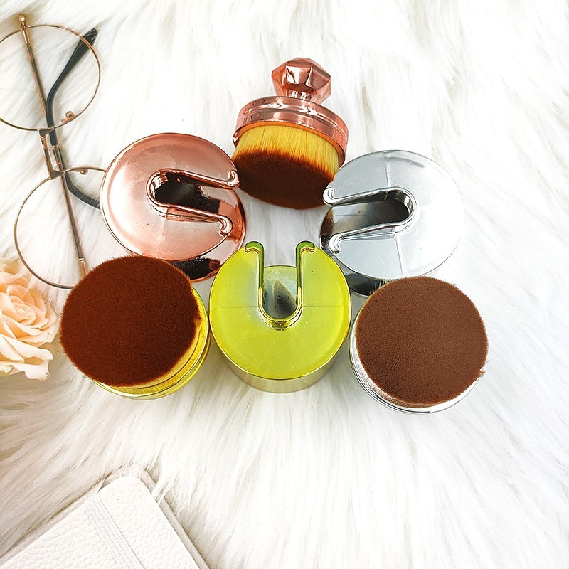 Convenient Push-pull Seal Makeup Brush