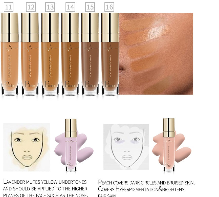 Pudaier Foundation Moisturizer Long Lasting Concealer