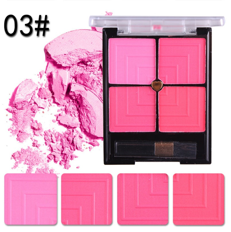 4 Colors Blush Repair Capacity Rouge Makeup