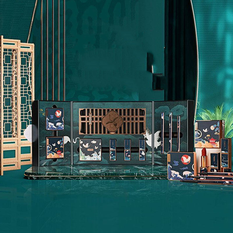 Chinoiserie Eyeshadow and Lipstick Makeup Set