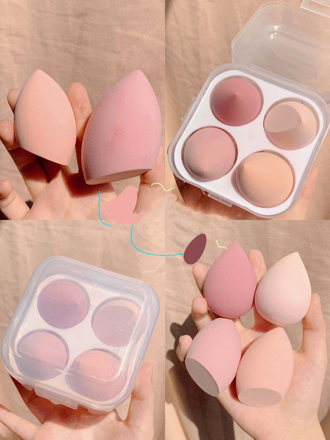 Makeup Egg Box