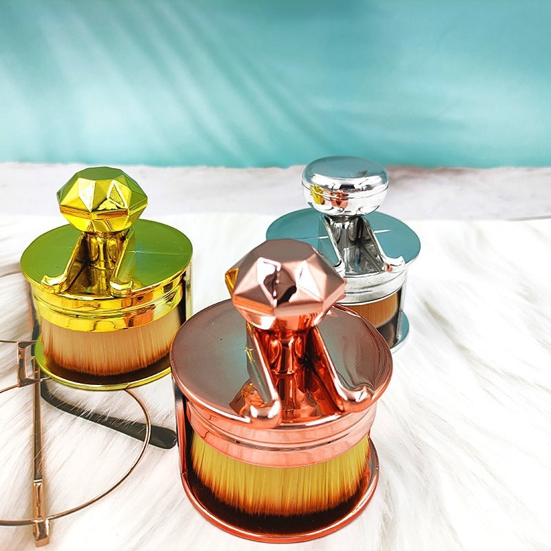 Convenient Push-pull Seal Makeup Brush