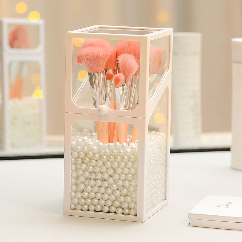 Glass Makeup Brush Bucket