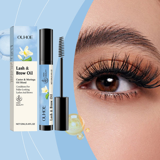 Natural Eyelash Eyebrow Care Makeup - Black