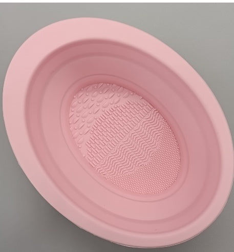 Scrubbing Plate Makeup Brush Cleaning Bowl