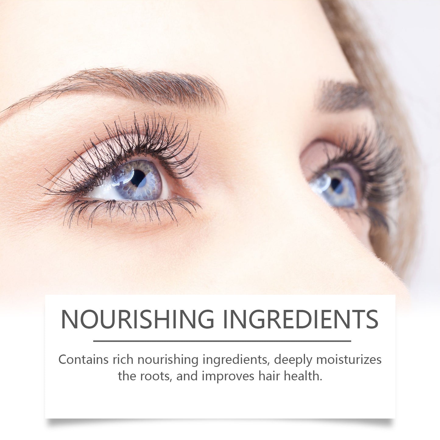 Natural Eyelash Eyebrow Care Makeup - Black