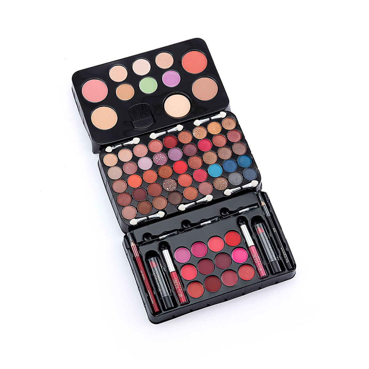Eyeshadow Palette and Lipstick Lip Gloss Set