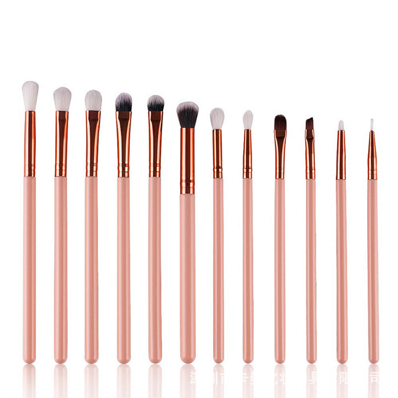 12 Makeup Brushes Set