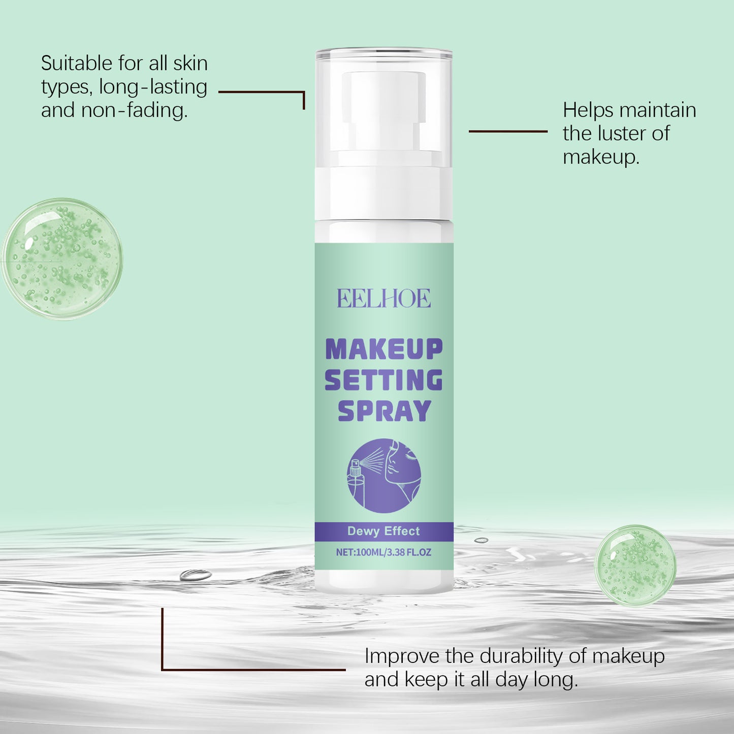 Long Lasting Moisturizing Makeup Mist Spray
