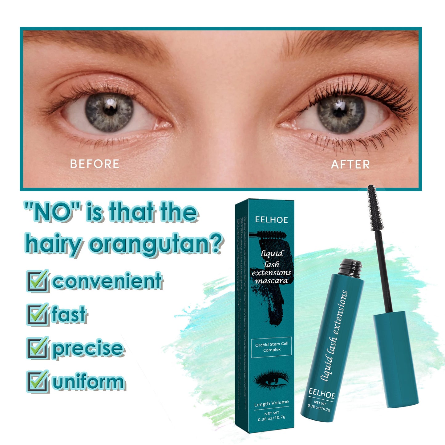 Beautiful Curling  Smear-proof Mascara